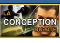 La conception du site